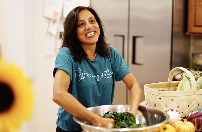 Woman in kitchen