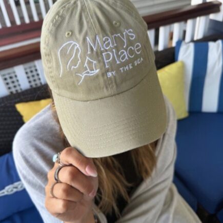 Mary’s Place by the Sea Garment Washed Cap in Khaki