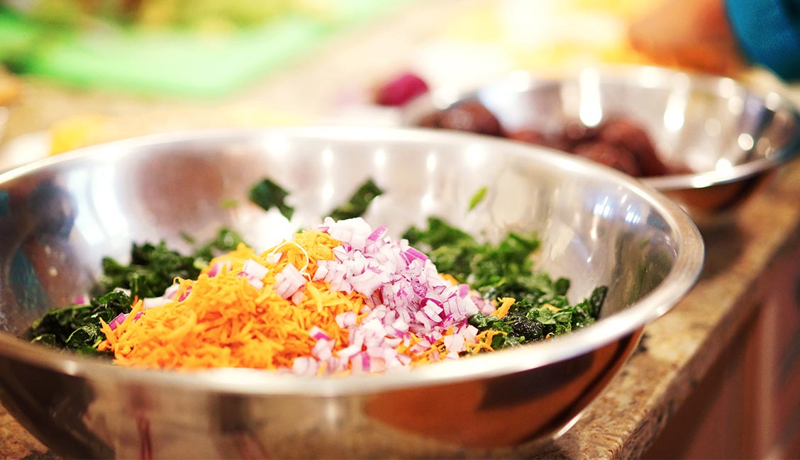 Veggies in a bowl