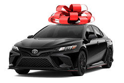 Thumbnail of toyota camry with ribbon bow on top